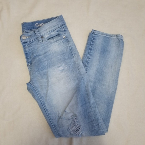 GAP Denim - Gap Girlfriend Distressed Jeans